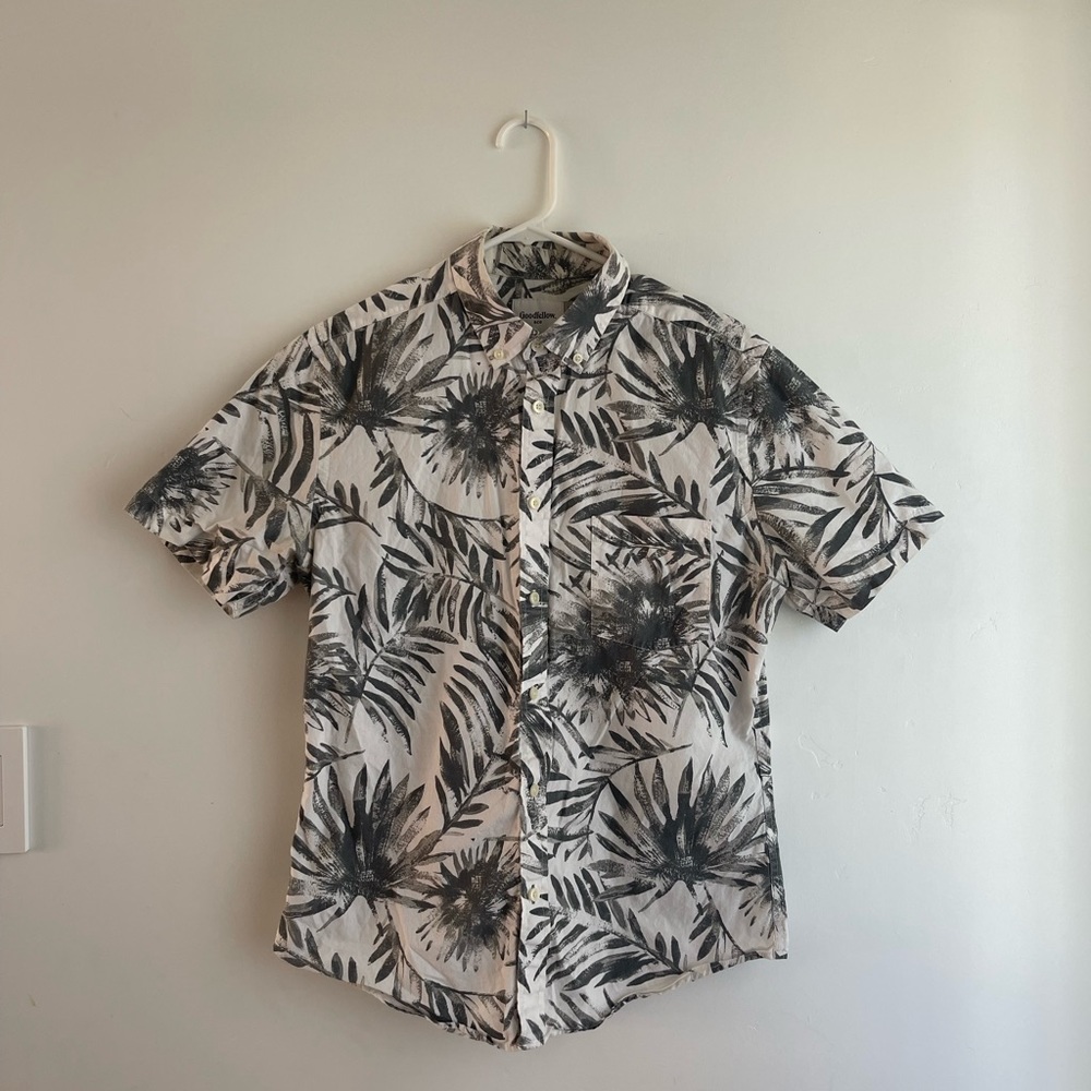 Modern Hawaiian print shirt